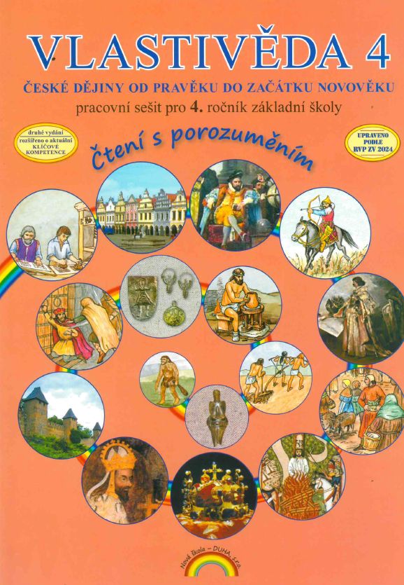 Vlastivěda 4, pracovní sešit pro 4. ročník ZŠ - České dějiny od pravěku do začátku novověku - Čtení