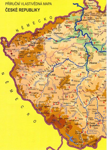 Obrázek produktu: Vlastivěda 4 - Příruční vlastivědná mapa České republiky (náhradní mapa k učebnici) -