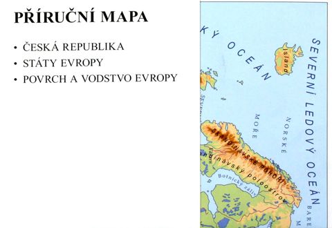 Obrázek produktu: Vlastivěda 5.r. ČR jako součást Evropy - náhradní  Příruční mapa