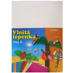 Obrázek produktu: Vlnitý papír 260g - 34,5 × 24,5 cm - 10 listů - bílá