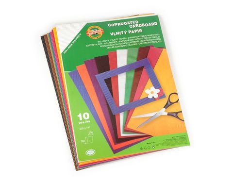 Obrázek produktu: Vlnitý papír Koh-i-noor - mix 10 barev