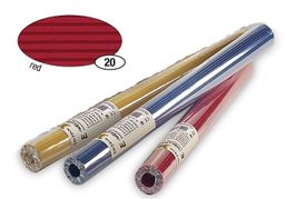 Obrázek produktu: Vlnitý papír, role 50 × 70 cm - barva červená