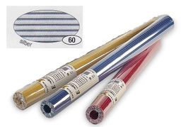 Obrázek produktu: Vlnitý papír, role 50 × 70 cm - barva stříbrná