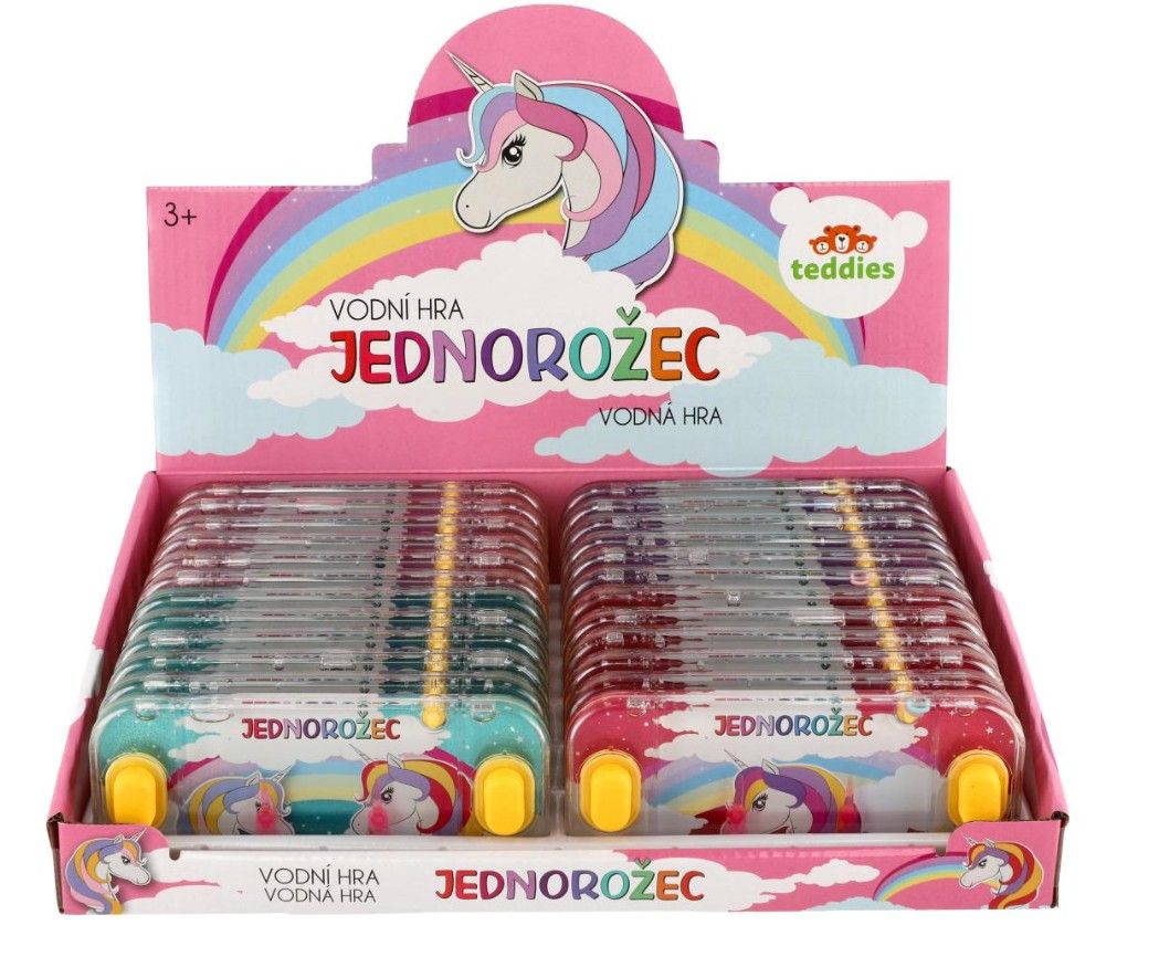 Vodní hra hlavolam jednorožec, mix druhů