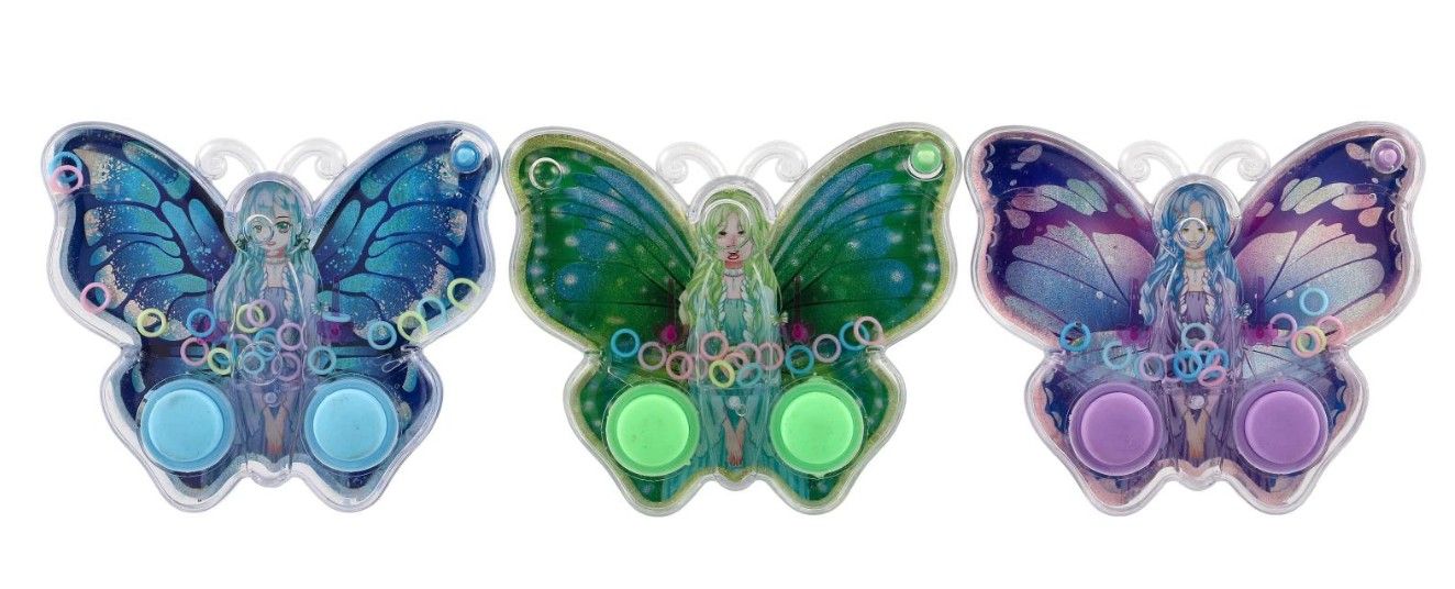 Vodní hra hlavolam motýl, mix barev