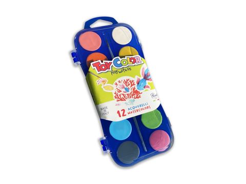 Obrázek produktu: Vodové barvy Toy Color - 12 barev