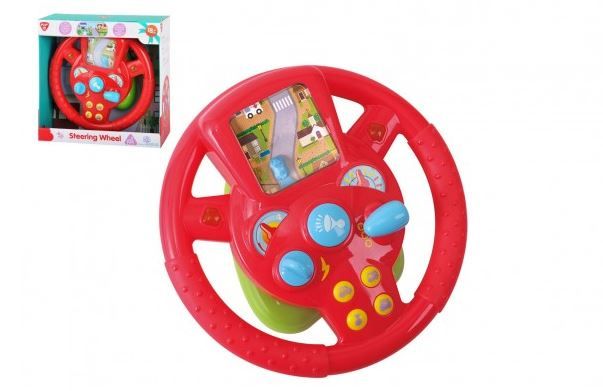 Volant plast průměr 26 cm na baterie se zvukem se světlem