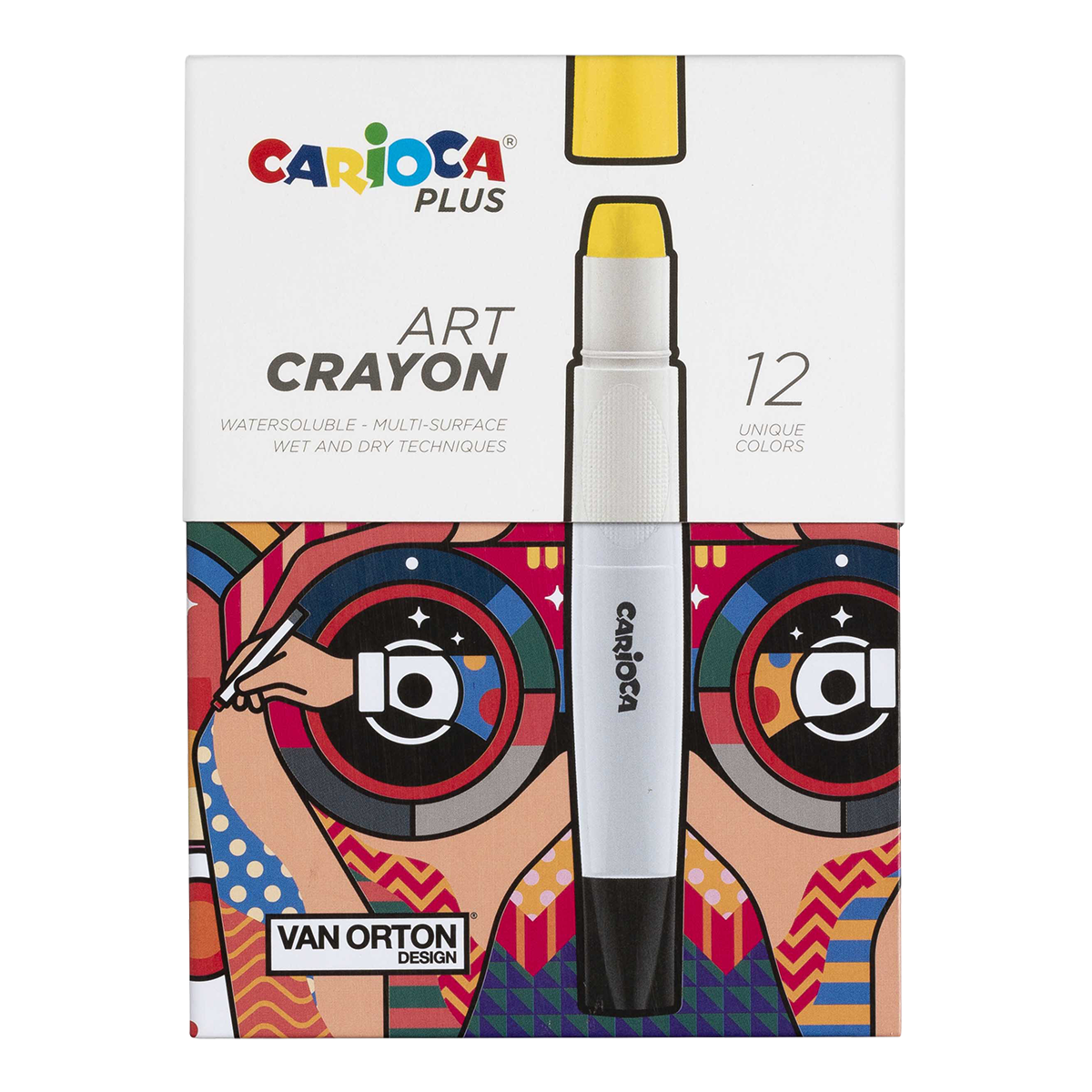 Voskovky Art Carioca PLUS - box 12 ks