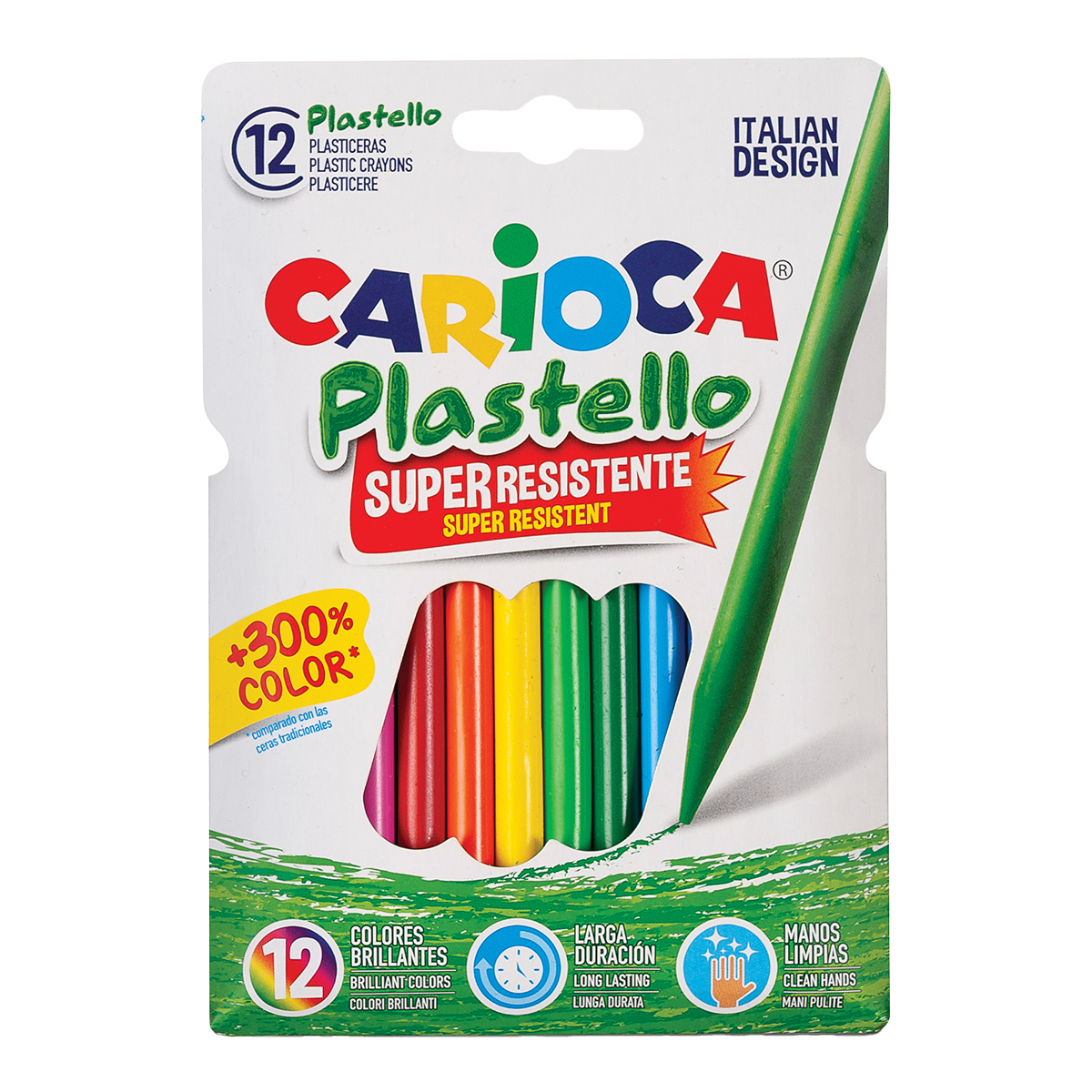 Voskovky Carioca Plastello - 12 ks