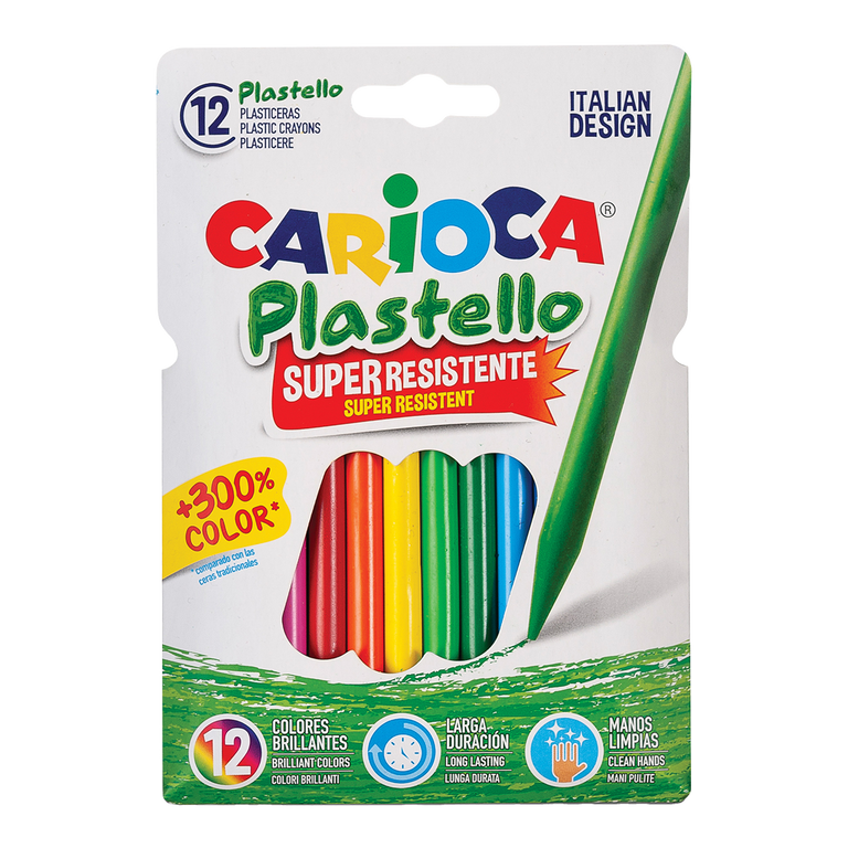 Voskovky Carioca Plastello - 12 ks