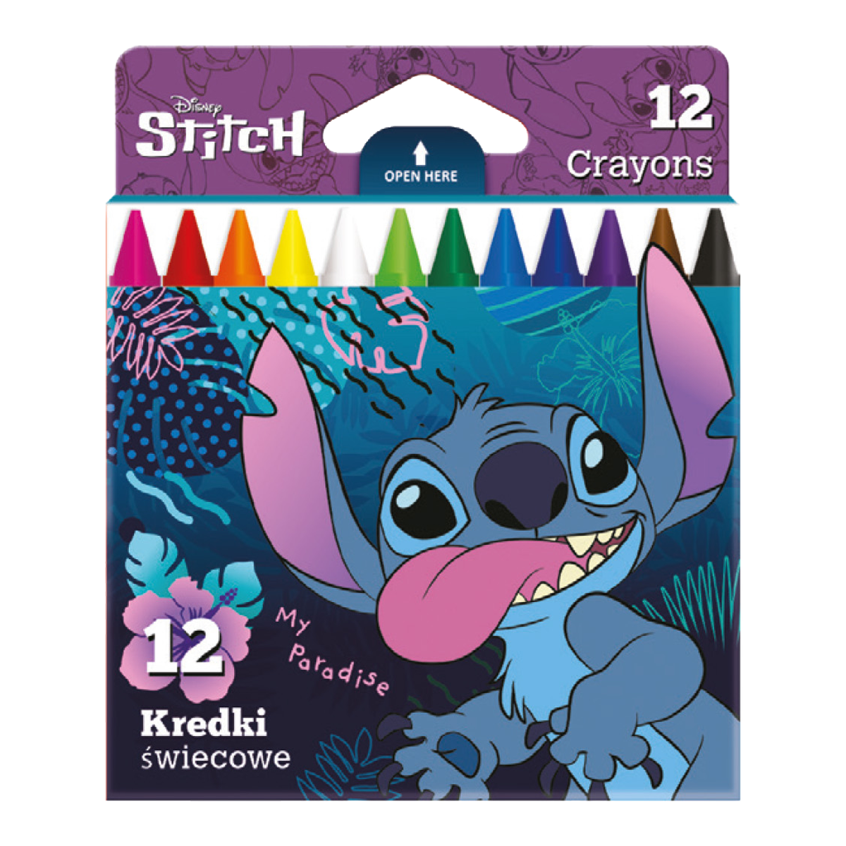 Voskovky Colorino Stitch - 12 barev