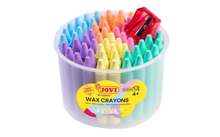 Voskovky JOVI Pastel 60 ks + ořezávatko