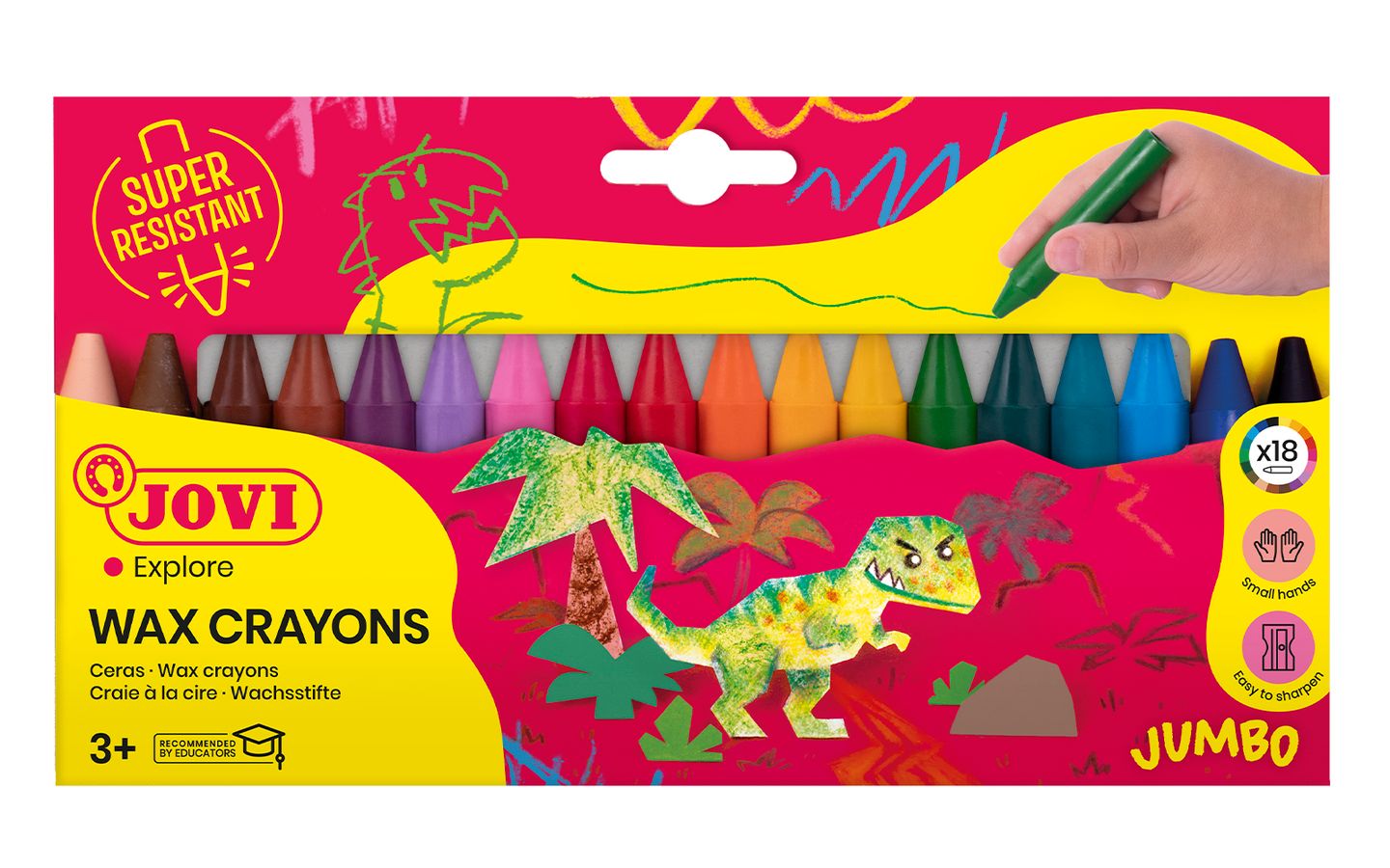 Voskovky JOVICOLOR - 18 barev