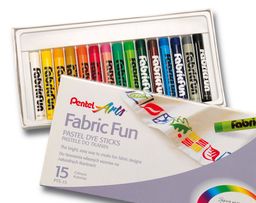 Obrázek produktu: Voskovky na textil Pentel PTS - 15 barev