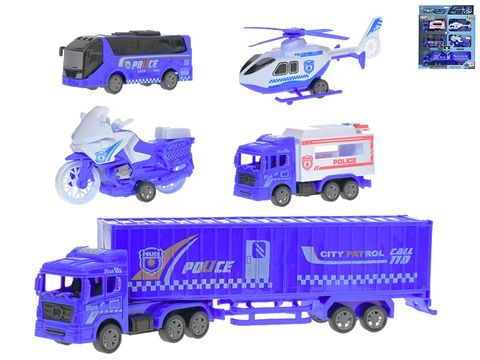 Obrázek produktu: Vozidla městské policie 11 - 23,5 cm, 5 ks