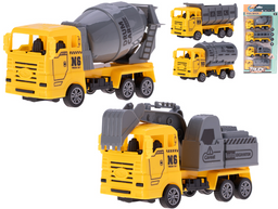 Obrázek produktu: Vozidla stavební 13 cm zpětný chod 4 ks