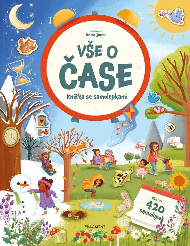 Vše o čase - knížka se samolepkami
