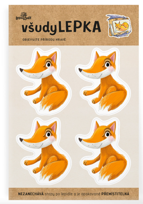 Obrázek produktu: VšudyLEPKA vel. 1 - liška