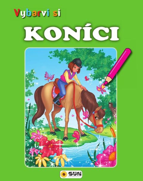 Obrázek produktu: Vybarvi si - Koníci (zelené)