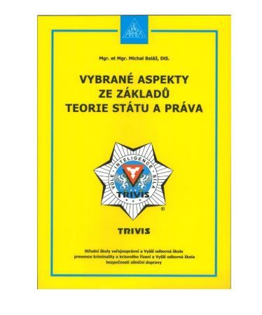 Obrázek produktu: Vybrané aspekty ze základů teorie státu a práva