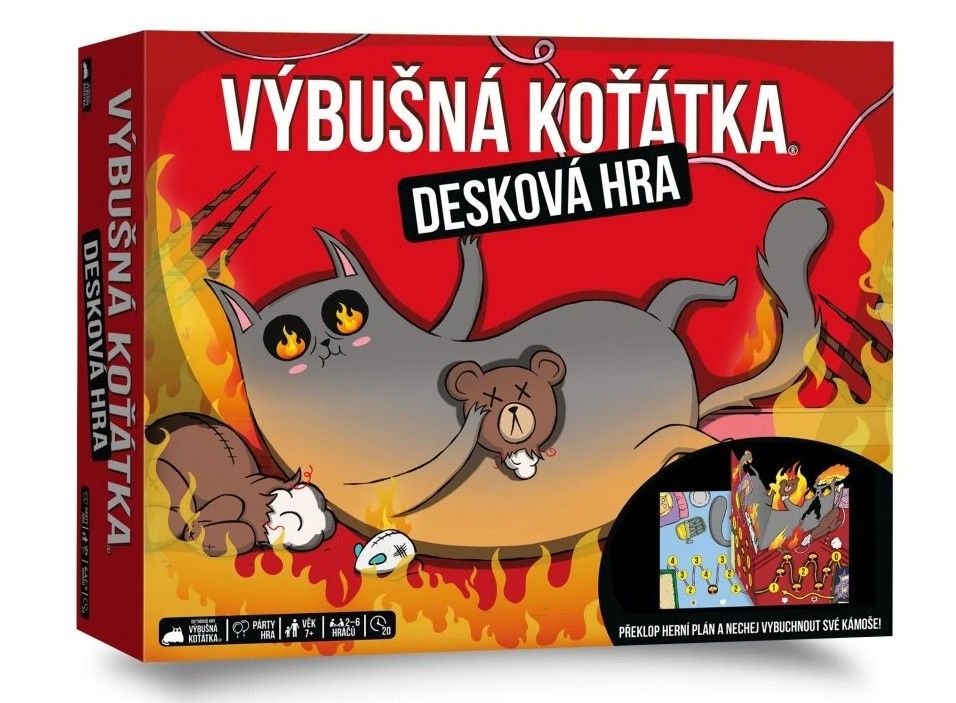 Výbušná koťátka - Desková hra