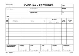 Obrázek produktu: Výdejka - převodka