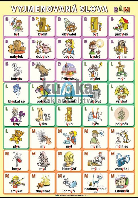 Obrázek produktu: Vyjmenovaná slova BLM A4 (30x21 cm)