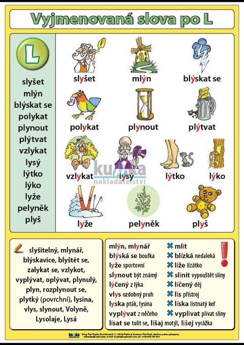 Obrázek produktu: Vyjmenovaná slova po L A4 (30x21 cm)