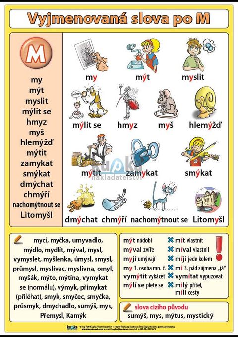Obrázek produktu: Vyjmenovaná slova po M A4 (30x21 cm)