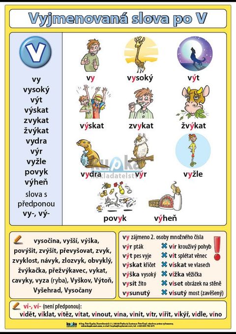 Obrázek produktu: Vyjmenovaná slova po V A4 (30x21 cm)