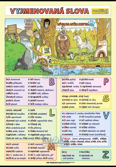 Obrázek produktu: Vyjmenovaná slova - rozlišuj A4 (30x21 cm)