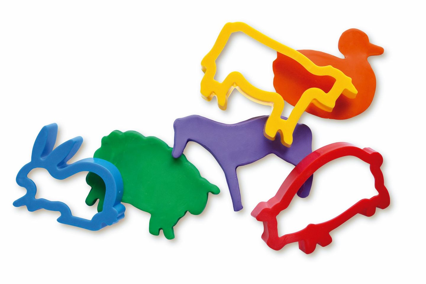 Vykrajovátka zvířátka JOVI - farma 6 ks