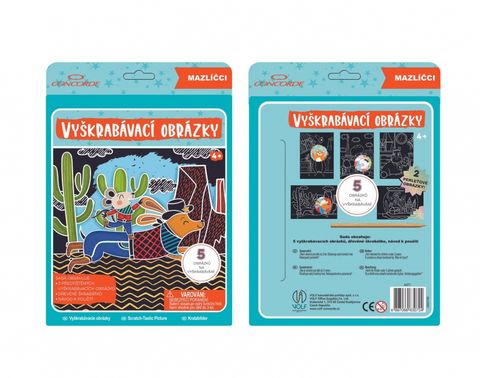 Obrázek produktu: Vyškrabávací obrázky CONCORDE, Mazlíčci