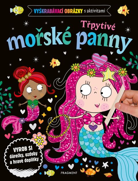 Obrázek produktu: Vyškrabávací obrázky s aktivitami – Třpytivé mořské panny