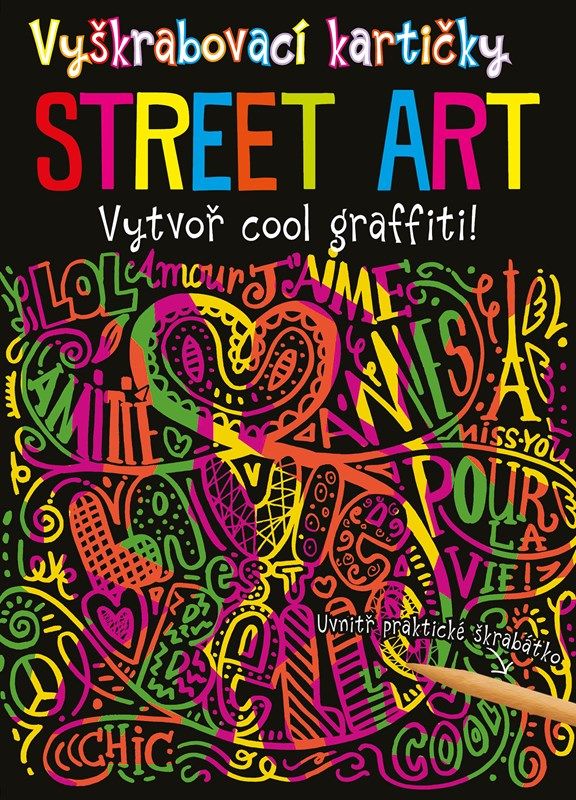 Vyškrabovací kartičky STREET ART CPRESS