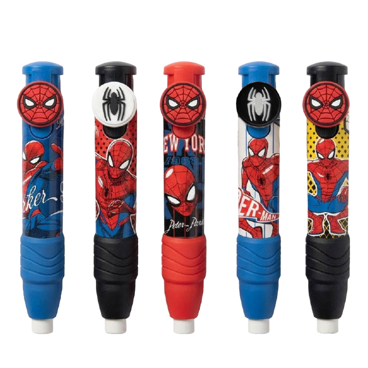 Vysouvací pryž Colorino - Spider-Man, mix motivů