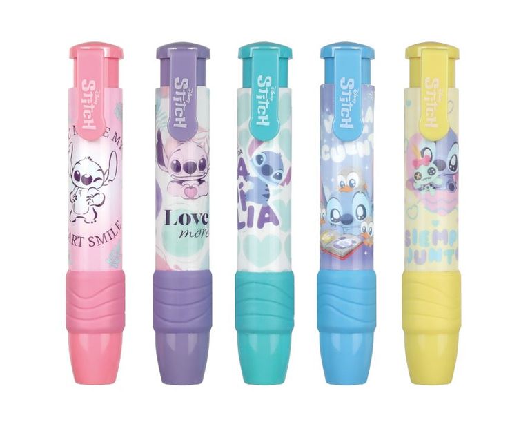 Vysouvací pryž Colorino - Stitch Pastel, mix motivů