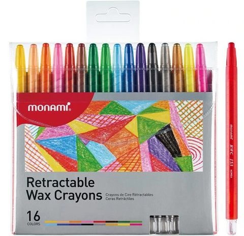 Obrázek produktu: Vytáčecí voskovky MONAMI RWC sada 16 barev