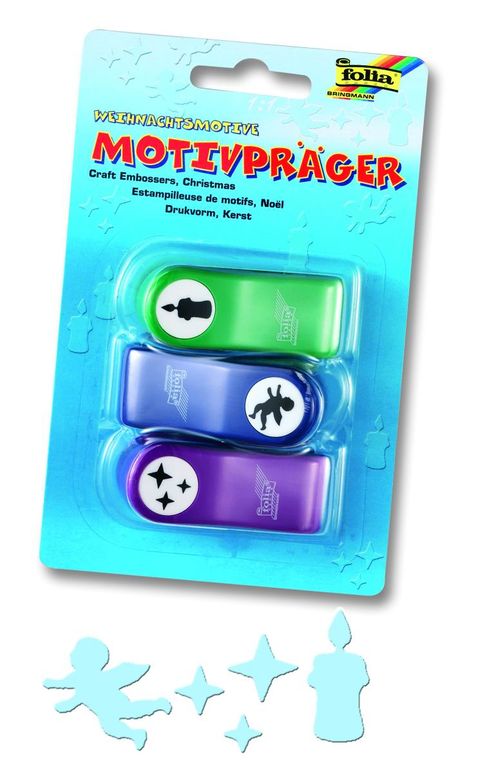 Obrázek produktu: Vytlačovačka ozdobná - větší (anděl, svíčka, hvězdy)