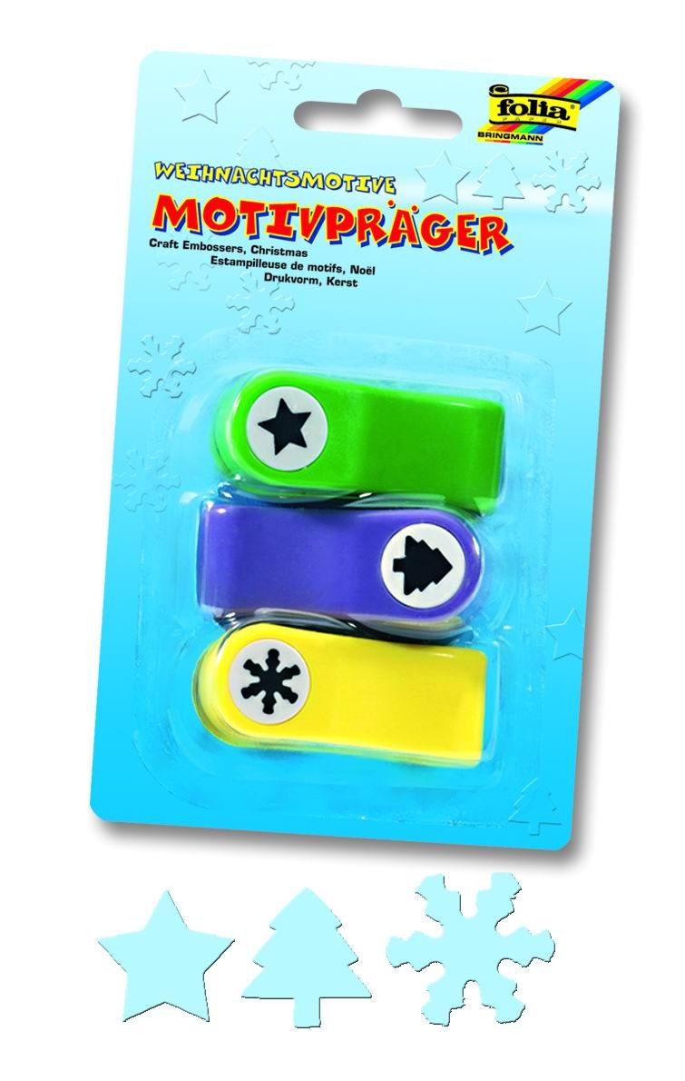 Vytlačovačka ozdobná - větší (vločka, hvězda, stromek)