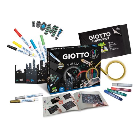 Obrázek produktu: Výtvarná sada Giotto ART Lab - Crazy Black - 23 ks