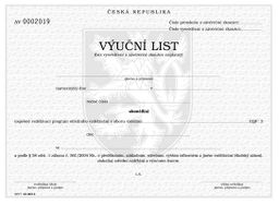 Obrázek produktu: Výuční list - tříleté obory, QR kód