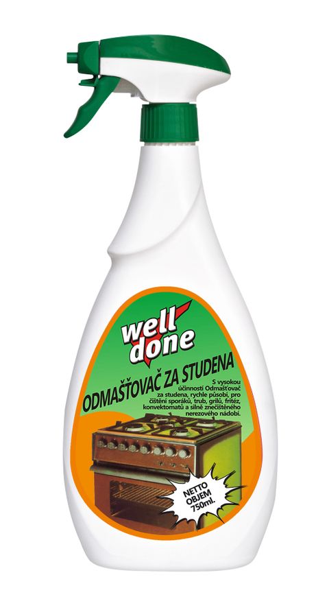 Obrázek produktu: Well Done Odmašťovač za studena - 750 ml s rozprašovačem