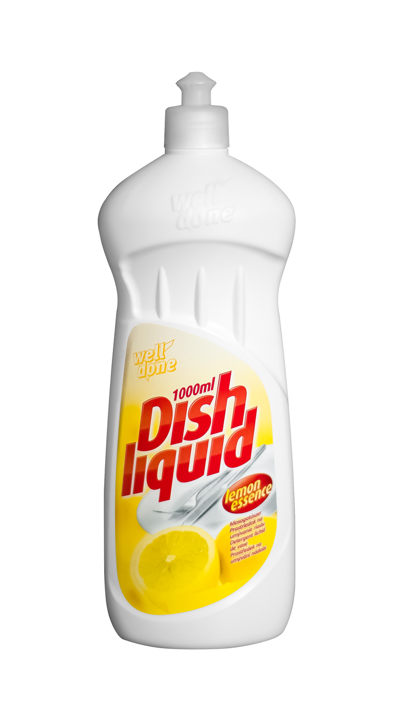 Well Done Prostředek na umývání nádobí - 1 l - Lemon Essen