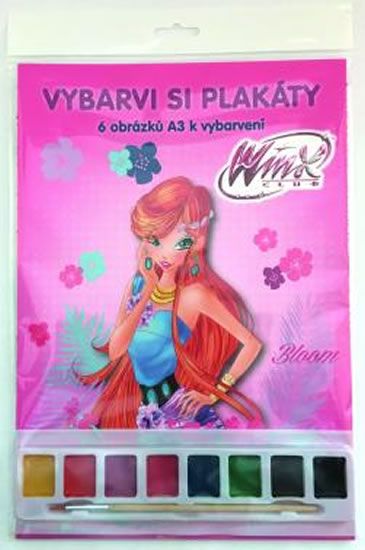 Obrázek produktu: Winx Club - Plakátové omalovánky A3
