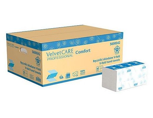 Z-Z ručníky 2 vrstvé VelvetCARE - extra bílé (150 ks)