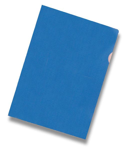 Zakládací obal "L" A4 PVC 150 mic 10 ks - modrá