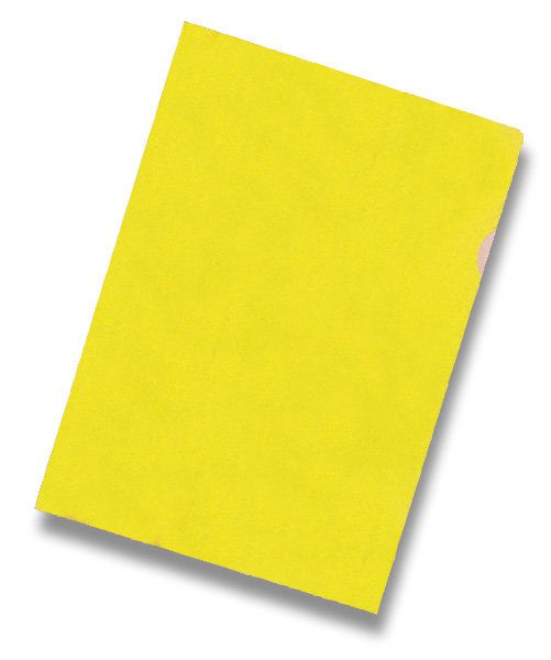 Zakládací obal "L" A4 PVC 150 mic 10 ks - žlutá