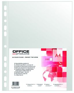 Obrázek produktu: Zakládací obal "U" A4 s euroděrováním 100 ks - lesklý 50 mic