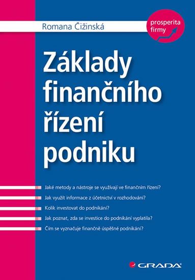Obrázek produktu: Základy finančního řízení podniku